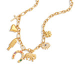 diy pendant necklace with a light luxury and high-end feel, collarbone chain, non-fading jewelry, stainless steel decoration - Image 2